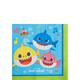Baby Shark Birthday Party Tableware Kit for 16 Guests